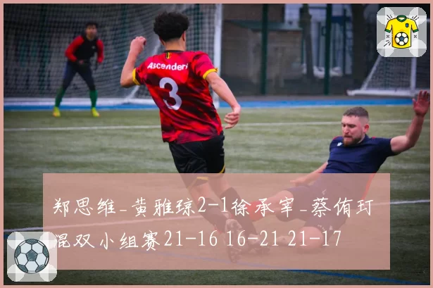 郑思维_黄雅琼2-1徐承宰_蔡侑玎 混双小组赛21-16 16-21 21-17
